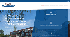 Desktop Screenshot of maasbouw.nl
